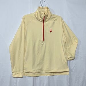 MARINE LAYER Weekend Sport quarter zip mock neck long sleeve with *Company Logo*